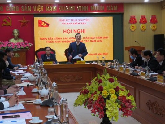Thái Nguyên: Tổng kết công tác kiểm tra,  giám sát năm 2021 và triển khai nhiệm vụ năm 2022