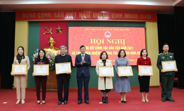 Tổng kết công tác dân vận năm 2021 và triển khai nhiệm vụ công tác năm 2022