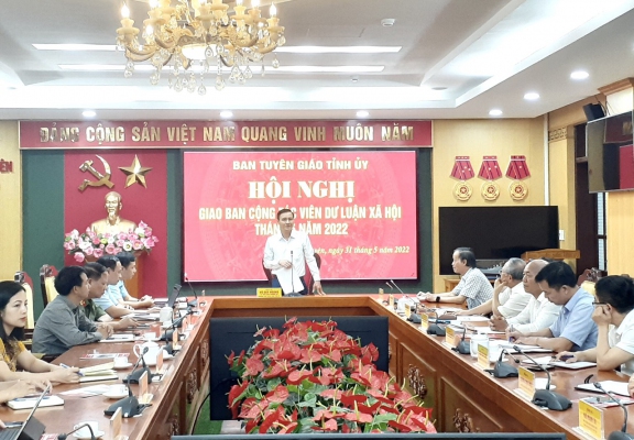 Tập trung nắm bắt tình hình dư luận trong cán bộ, đảng viên và Nhân dân về kết quả Hội nghị lần thứ năm Ban Chấp hành Trung ương Đảng khóa XIII