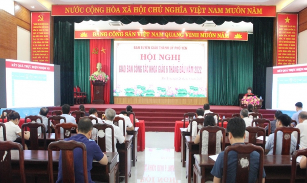 Hội nghị giao ban công tác khoa giáo 6 tháng đầu năm 2022