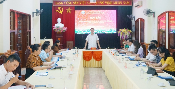 Họp báo công bố số liệu thống kê kinh tế - xã hội 6 tháng đầu năm 2022
