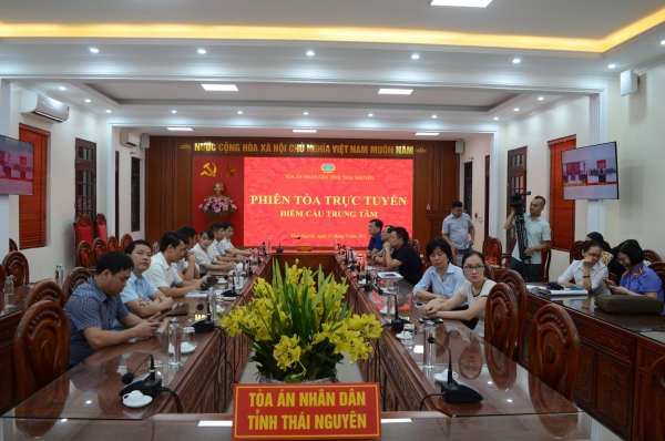Tổ chức thành công phiên tòa xét xử trực tuyến đầu tiên của tỉnh