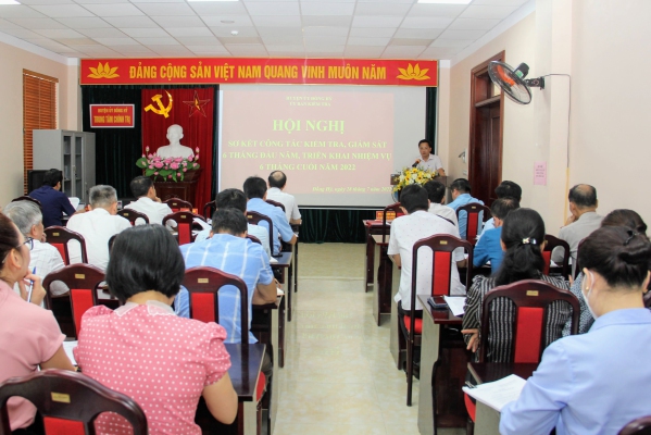 Đồng Hỷ: Thực hiện tốt công tác kiểm tra, giám sát 6 tháng đầu năm 2022