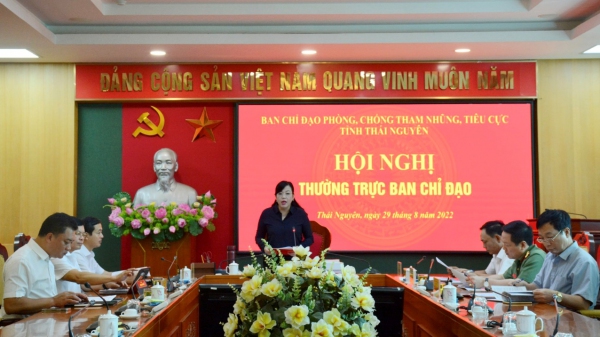Thường trực Ban Chỉ đạo phòng, chống tham nhũng, tiêu cực tỉnh họp phiên thứ nhất