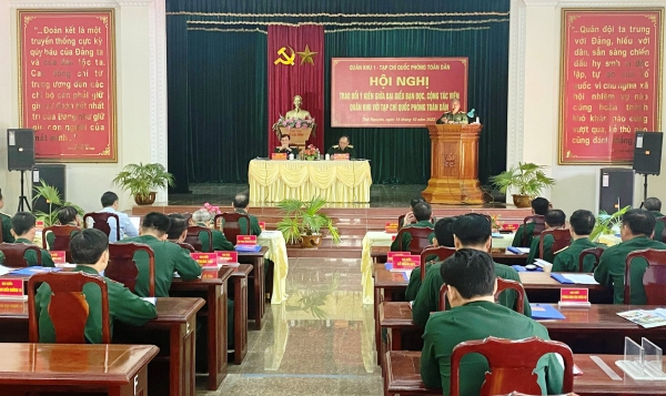 Góp phần xây dựng nền quốc phòng toàn dân vững mạnh