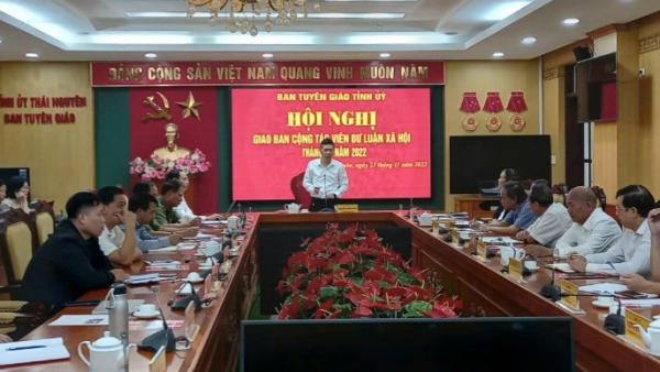Giao ban cộng tác viên dư luận xã hội tháng 11/2022