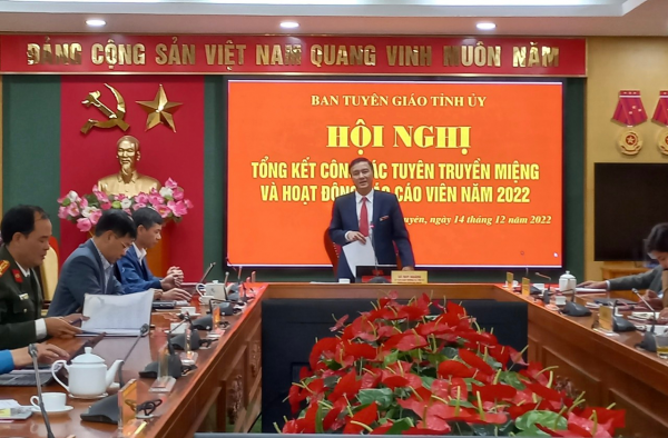 Tiếp tục đổi mới nội dung, nâng cao chất lượng, hiệu quả công tác tuyên truyền miệng, hoạt động báo cáo viên