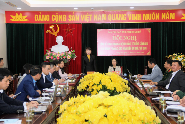 Ban Chỉ đạo 35 huyện Đồng Hỷ tổng kết hoạt động năm 2022
