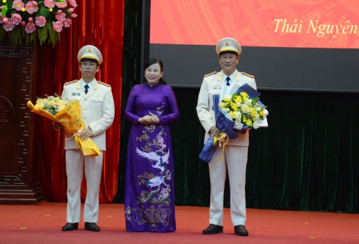 Công an tỉnh Thái Nguyên: Công bố các quyết định về công tác cán bộ