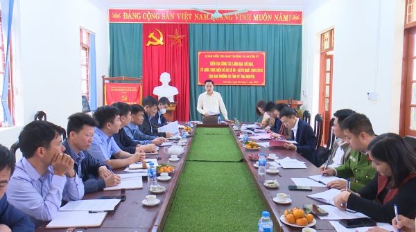 Đồng Hỷ: Kiểm tra thực hiện Đề án số 09 của Ban Thường vụ Tỉnh uỷ về sắp xếp tổ chức bộ máy và cán bộ