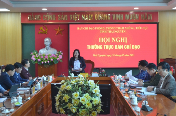 Ban Chỉ đạo Phòng, chống tham nhũng, tiêu cực tỉnh Thái Nguyên bổ sung 01 vụ án vào diện Ban Chỉ đạo theo dõi, chỉ đạo