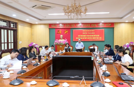 Chi bộ Ban Dân vận Tỉnh ủy sơ kết giữa nhiệm kỳ thực hiện Nghị quyết Đại hội lần thứ XII, nhiệm kỳ 2020 - 2025