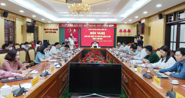 Hội nghị giao ban cộng tác viên dư luận xã hội tháng 4/2023