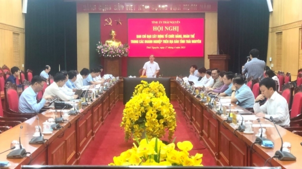 Hội nghị Ban Chỉ đạo xây dựng tổ chức đảng, đoàn thể trong các doanh nghiệp trên địa bàn tỉnh