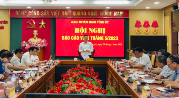 Hội nghị Báo cáo viên cấp tỉnh tháng 5/2023