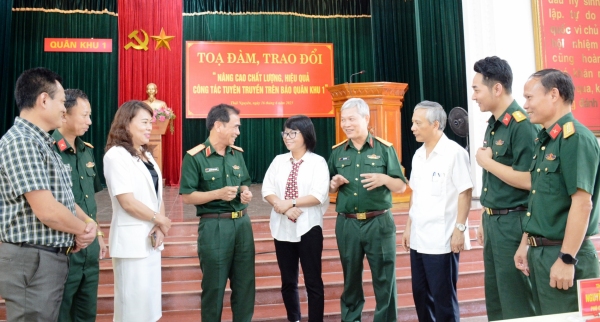 Nâng cao chất lượng, hiệu quả công tác tuyên truyền trên Báo Quân khu 1