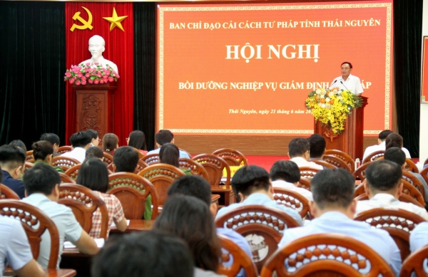 Bồi dưỡng nghiệp vụ đối với đội ngũ Giám định viên tư pháp trên địa bàn tỉnh Thái Nguyên