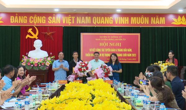 Ban Tuyên giáo Huyện ủy Đồng Hỷ sơ kết công tác Tuyên giáo 6 tháng đầu năm 2023