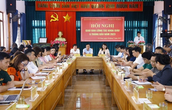 Hội nghị giao ban công tác khoa giáo 6 tháng đầu năm 2023