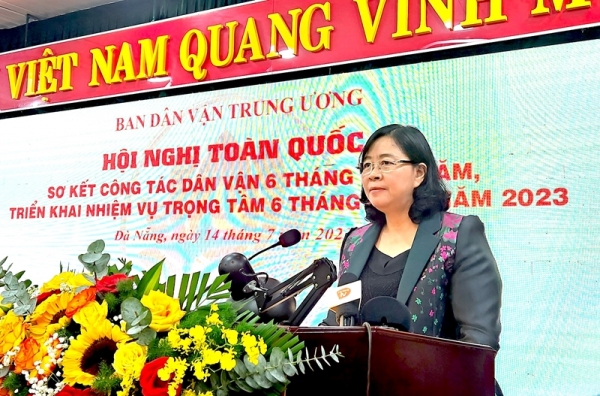 Kết quả công tác dân vận là thước đo sự chung sức, đồng lòng của cả hệ thống chính trị