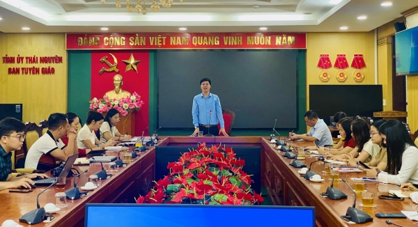 Hội nghị trao đổi về công tác phối hợp xây dựng ngữ liệu số dạng phóng sự chuyên đề về lịch sử, văn hóa tỉnh Thái Nguyên