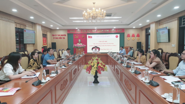 Chi bộ cơ quan Ủy ban Kiểm tra Tỉnh ủy Thái Nguyên tổ chức sinh hoạt chuyên đề