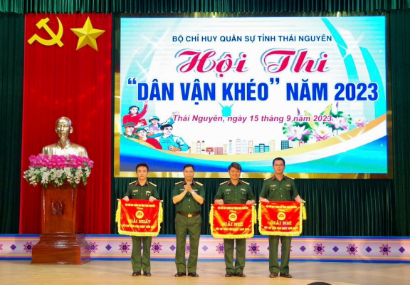 Sôi nổi Hội thi Dân vận khéo năm 2023 trong lực lượng vũ trang tỉnh