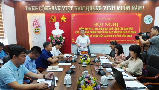 Kiểm tra việc thực hiện Quy chế công tác dân vận của hệ thống chính trị và thực hiện quy chế dân chủ ở cơ sở