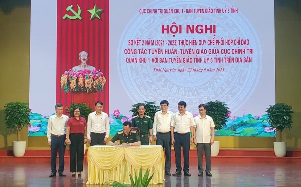 Tiếp tục thực hiện tốt Quy chế phối hợp chỉ đạo công tác tuyên huấn, tuyên giáo