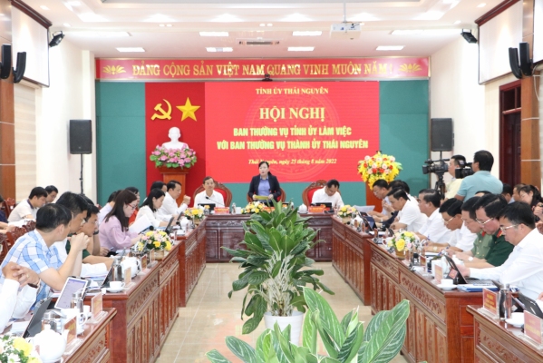 Thường trực Tỉnh ủy sẽ làm việc với đảng bộ các xã, phường, thị trấn trên địa bàn tỉnh