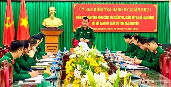 Công tác kiểm tra, giám sát góp phần xây dựng đơn vị vững mạnh toàn diện “Mẫu mực tiêu biểu”