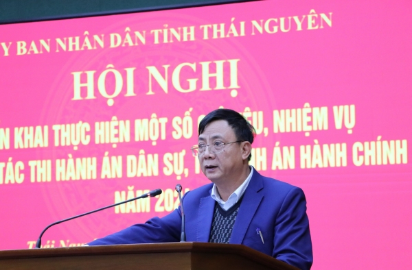 Hội nghị triển khai công tác thi hành án dân sự, thi hành án  hành chính năm 2024