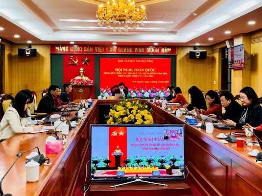 Hội nghị toàn quốc tổng kết công tác Tổ chức xây dựng Đảng năm 2023