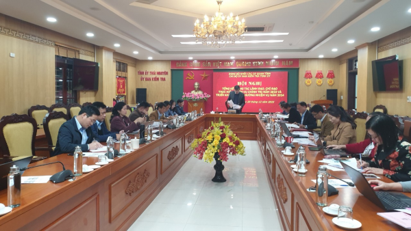 Chi bộ Ủy ban Kiểm tra Tỉnh ủy tổng kết công tác xây dựng Đảng năm 2023, triển khai nhiệm vụ năm 2024 