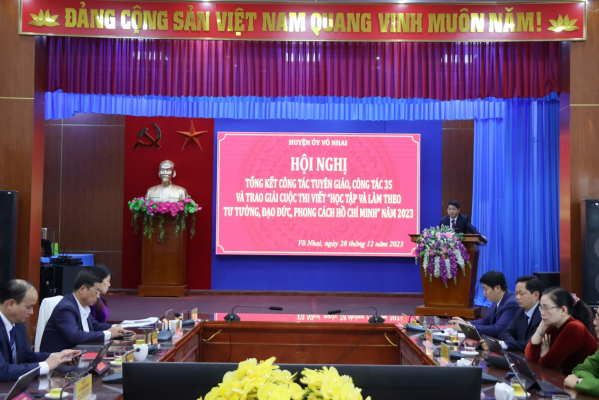 Võ Nhai: Tổng kết công tác tuyên giáo năm 2023