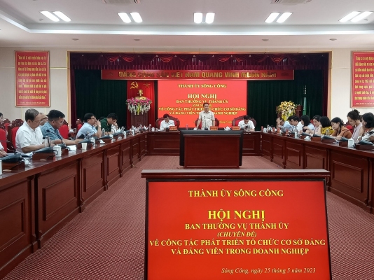 Gỡ “nút thắt” phát triển Đảng trong doanh nghiệp ngoài nhà nước trên địa bàn thành phố Sông Công