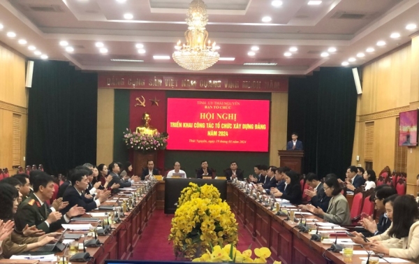 Hội nghị triển khai công tác tổ chức xây dựng Đảng năm 2024