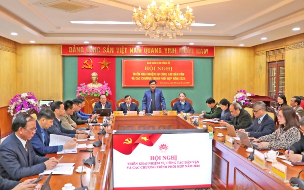 Triển khai nhiệm vụ công tác dân vận và các chương trình phối hợp công tác năm 2024