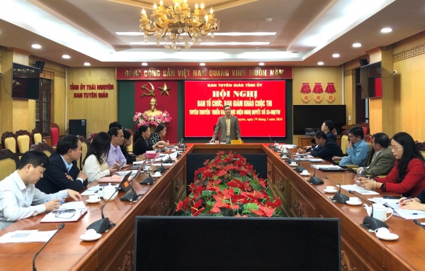 Thái Nguyên tổ chức Cuộc thi tuyên truyền việc triển khai thực hiện Nghị quyết số 33-NQ/TW