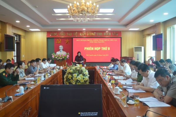 Ban Chỉ đạo Phòng, chống tham nhũng, tiêu cực tỉnh họp Phiên thứ 8