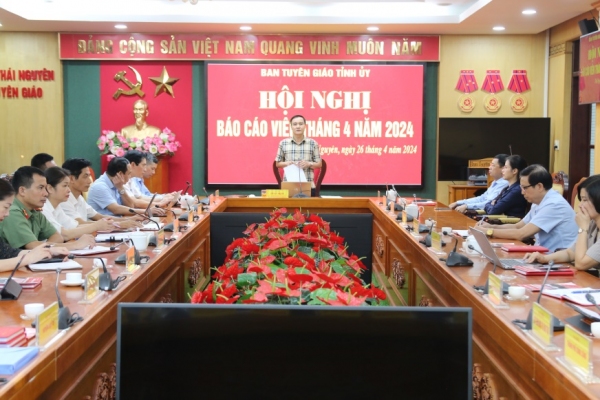 Hội nghị báo cáo viên cấp tỉnh tháng 4/2024