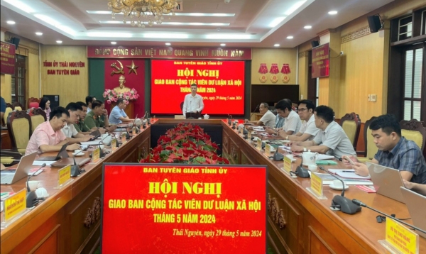 Hội nghị Cộng tác viên dư luận xã hội cấp tỉnh tháng 5/2024