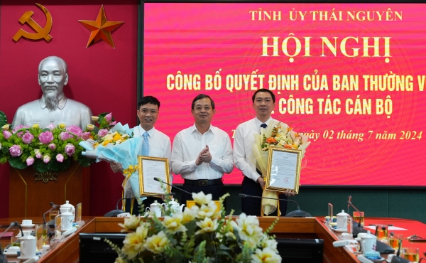 Công bố Quyết định của Ban Thường vụ Tỉnh uỷ về công tác cán bộ