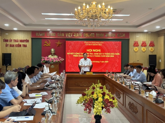 Sơ kết công tác kiểm tra, giám sát 6 tháng đầu năm 2024