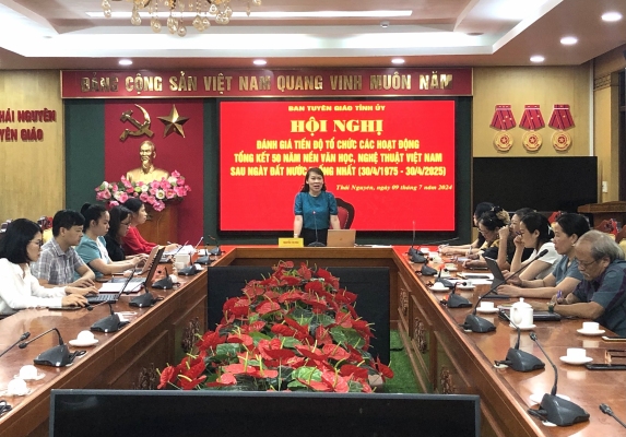 Thái Nguyên tích cực chuẩn bị cho các hoạt động tổng kết 50 năm nền văn học, nghệ thuật Việt Nam
