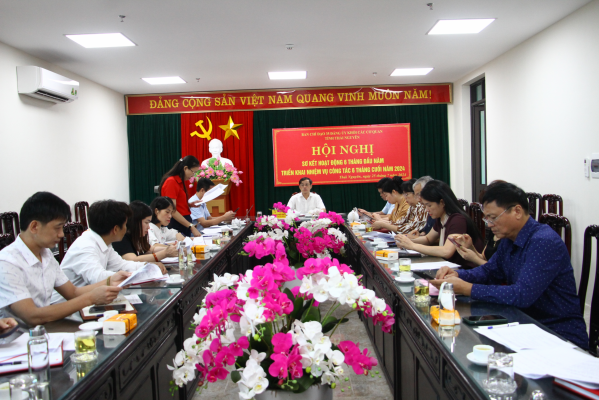 Đảng uỷ Khối các cơ quan tỉnh: Sơ kết hoạt động 6 tháng đầu năm Ban Chỉ đạo 35