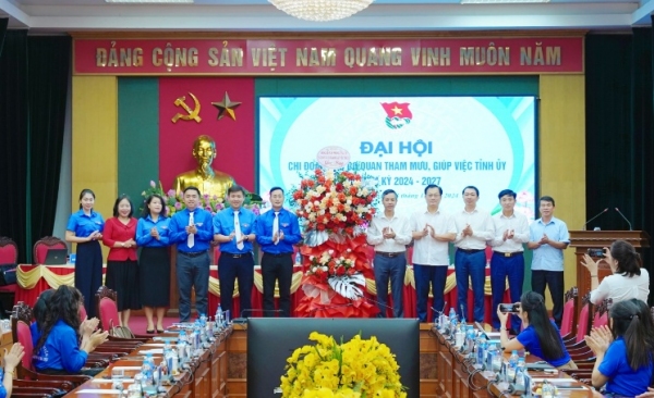 Chi đoàn các cơ quan tham mưu giúp việc Tỉnh ủy tổ chức thành công Đại hội nhiệm kỳ 2024 - 2027