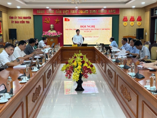 Hội nghị Thường trực Ủy ban Kiểm tra Tỉnh ủy 