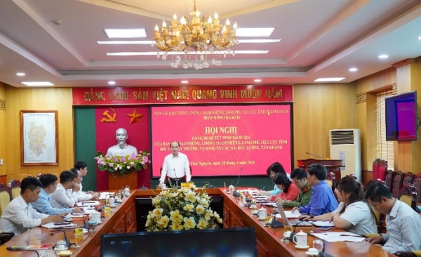 Tăng cường kiểm tra, giám sát, phòng, chống tham nhũng, lãng phí, tiêu cực tại cấp cơ sở