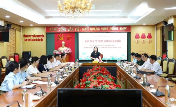 Sẵn sàng cho Hội thi chung khảo Báo cáo viên, tuyên truyền viên giỏi tỉnh Thái Nguyên năm 2026
